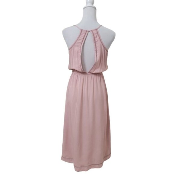 Olive + Oak Size XS Midi Meadow Dress Dusty Rose Color, Excellent Used Condition - Picture 5 of 13